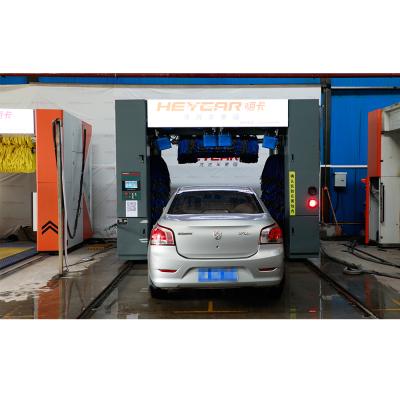 China Simplicity Wholesale 5 Brush Tunnel Car Wash Station Fully Automatic Fully Fast Cleaning Machine for sale