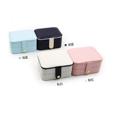 China Fashionable square jewelry set box with mirror, jewelry mix storage box for sale