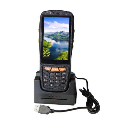 China Handheld Computer Build in 2D Handheld PDA Support NFC 3G 4G Nomad Computer Barcode Scanner with RFID Reader for Warehouse Management for sale