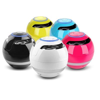 China High Quality 400mah Professional Mini Ball Wireless Speaker Outdoor Mini Ball Shape Indoor Music Phone Function for sale