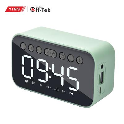 China Multifunctional Wireless Phone Function Alarm Clock Fm Radio Speaker for sale