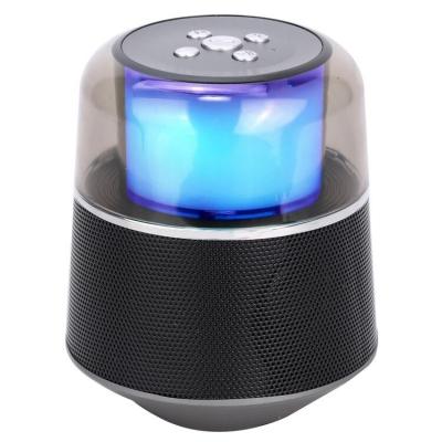 China Phone Operate Color Changing Led Lights Speaker Mini Loudspeaker Wireless Blue Tooth Portable Light Speaker With Night Light Lamp for sale