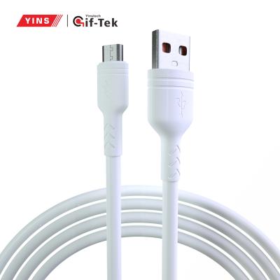 China MP3/MP4 Player Factory Original 2A Micro USB Cable For Samsung Phone Charger Data Sync v8 USB Cable Black/White High Quality for sale