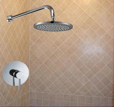 China 1 Way Concealed Wall Mounted Shower Mixer Set With Rain Shower Head for sale