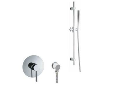 China Solid Brass Shower Mixer Set Wall Mounted Bathroom Taps With 40mm Cartridge for sale