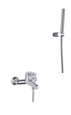 China Exposed Single Handle Shower Mixer Set For Combination Boiler Systems for sale