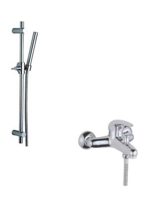 China High Density Brass Shower Mixer Set , Single Lever Bath Shower Mixer Faucet Set for sale