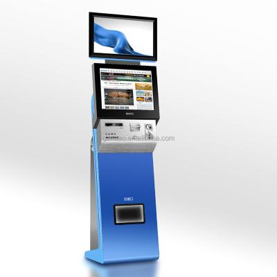 China Inside bill and A4 payment paper/scanner/copier/print coin operated kiosk for sale