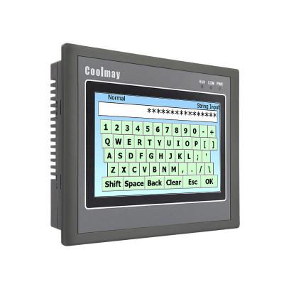 China Coolmay 4.3 Inch Integrated HMI Touch Screen Panel RS485 RS232 4 Wire Resistive Panel for sale