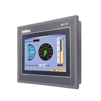 China 12DI 12DO Industrial Control Equipment PLC 7 Inch Coolmay HMI PLC All In One Controller for sale