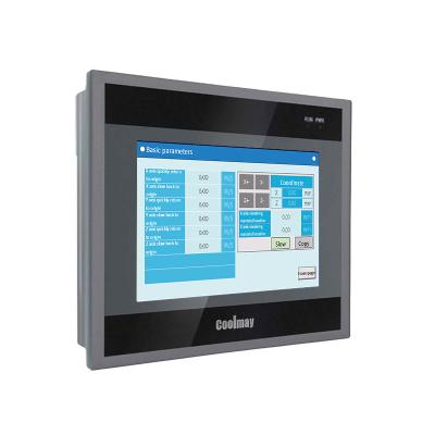 Cina OEM/ODM Modbus RTU TCP Touch Panel PLC 30DI 30DO controller analogo digitale integrato da 7 pollici hmi plc per compressore d'aria in vendita