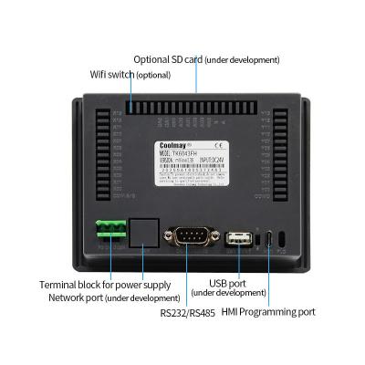 China PLC Protocol 72mA Resistive Touch Panel 480*272 Pixels 32 Bit CPU IP65 Class for sale