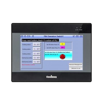 China Coolmay 7 inch HMI touch panel PLC Interface cnc controller plc hmi for sale