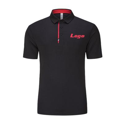 China Custom Breathable Lidong Sleeves Anti-wrinkle Short Sleeves Men's Polo Shirt Tee Shirt In Stock for sale