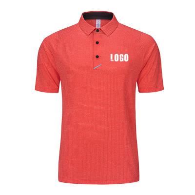 China 2022 Custom Anti-wrinkle Lidong Mens Polo Shirts Breathable Plain Polyester Polo Shirts for sale