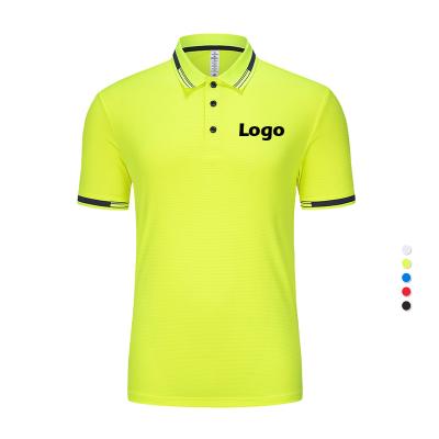 China Lidong Custom Made Man's New Arrival Anti-wrinkle Plain Polyester Ice Comfort Polo Shirts for sale