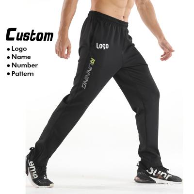 China Lidong logo men's sweatpants men's sweatpants QUICK DRY custom casual pants sweatpants sublimation polyester sweatpants joggers hot men's loungewear for sale