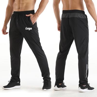 China Lidong Logo Men's QUICK DRY Custom Casual Trouser Pants Quick Dry Sports Casual Pants With Zipper Pocket for sale