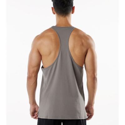 China Breathable 2022 New Custom Men's  Training Loose  Cotton Vest  Quick Dry Jogging Crop Top European Size Workout Sports Wear for sale