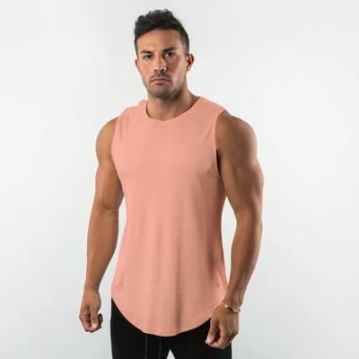 China Breathable Amazon Hot sellers  Men's  10 colors Loose Vest  Quick Dry Jogging T Shirt Plus Size Slim Fit Round Neck T Shirt for sale