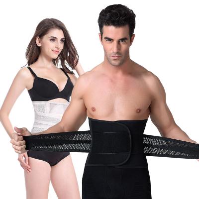 China 100% Polyester Waist Trainer For Men High Quality Slimming Elastic Breathable Waist Trainer Sport Belt for sale