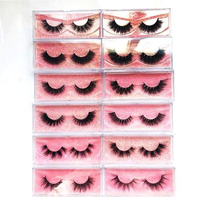 China Free Sample Wholesale Faux 3D Mink Classic 3D Effect Top Eyelash,Handmade faux mink eyelashes,custom private label 3d eyelashes seller for sale