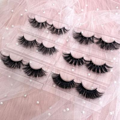 China Deep Natural Fluffy 25 Mm Mink Eyelash Free Sample 3d 5d 25mm Strip Lashes Vendor With Gold Lashes Private Label Packaging for sale