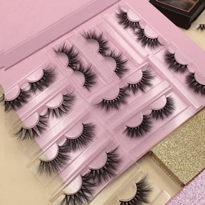 China Wholesale Thick 3d 25mm Mink Eyelash With High Quality 25mm Long Fluffy Soft Eyelashes Bulk Lashes for sale