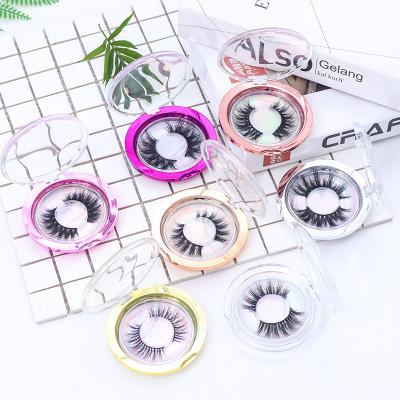 China Natural Hot Selling Fluffy False Mink Full Strip Eyelashes for sale