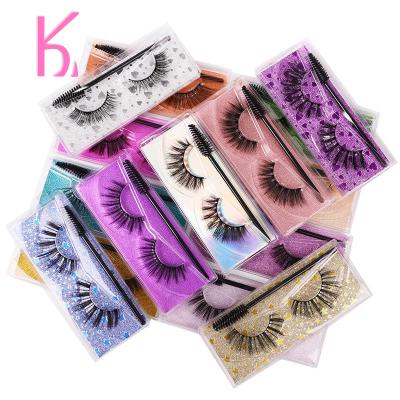 China Wholesale Natural Handwork Long Lashes 3d Cheap Natural False Mink Eyelashes False Eyelash 100% Real Mink Fur False Eyelash for sale