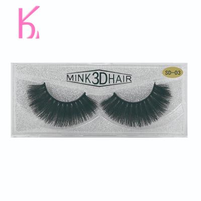 China Natural Long 3d Faux Silk Eyelashes With Own Packaging Lashes Enlarge Eye Lashes for sale