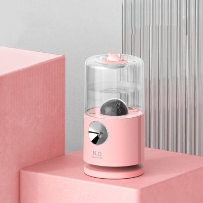 China Ultrasonic Air Aroma Air Humidifier Car Humidifiers Room Standing Table Fan Atomizer and Portable Mini Portable 400ml USB Rechargeable Humidifier for sale