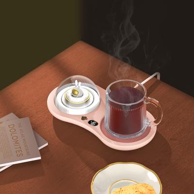 China 2022 Usable Coaster Pad Cup Heater Coffee Warm Coaster Mat Rechargeable Three Heating Gears For Indoor Outdoor for sale