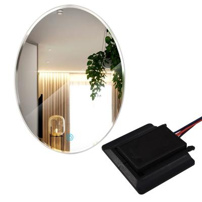 China CE ROHS TUV High Sensitivity 12V 24V Led Dimmer Bathroom Light Single Master Mirror Switch Sensor Touch Mirror LAILUX Lamp Switch for sale