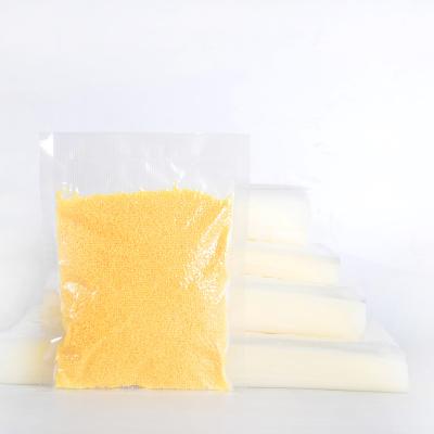 China Disposable Wholesale Textured Vacuum Packaging Bag Mesh Transparent Plastic Food Household Fresh Keeping Sealing Bag for sale