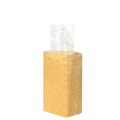 China Microwaveable Hot Sale Vacuum Bags Ldpe Rice Brick Bag Gravure Printing Food Grade For Rice for sale