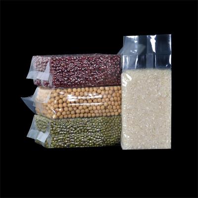 China Microwaveable Wholesale Custom Transparent Plastic Vacuum Basmati 5kg Rice Packing Bag for sale