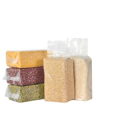 China Moisture Proof Wholesale thickened rice brick bags vacuum rice packaging bags rice millet grain square brick bags for sale