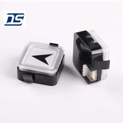 China Office Building BS34C Elevator Buttons , Elevator Button BS34C In White Or Blue Or Red LED DC 24V for sale