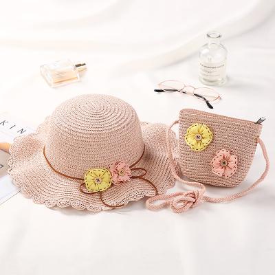 China Japanese Straw Handbags Sun Hat Female Students Summer Sun Image Princess Fisherman Hat Children Sun Hats for sale