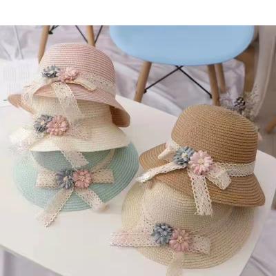 China Picture Beach Hats For Women Summer Bag And For Girls Lifeguard Baby Yellow Straw Hat For Kids for sale