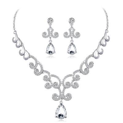 China Fashion Sets for Luxury Jewelry Accessories Dubai Women Hair Jewelry Set Indian Bridal Bridal Wedding for sale