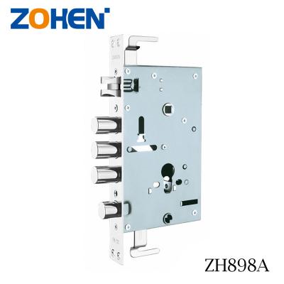 China Anti-theft stainless steel Zhong heng door lock body ZH836 new product in the market for sale