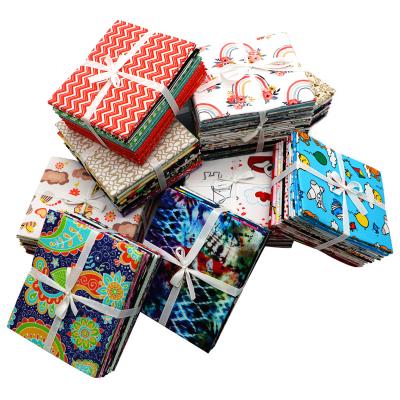 China 100% Cotton Shrink-Resistant Patchwork Printed Fabric Squares Paper DIY Handmade Craft Sewing Quilting Fabric for sale