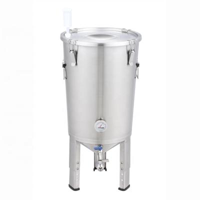 China food & Home Used Conical Beer Beverage and Brewing Plant FER-32VV/Optional Refrigerator/Fermenter 32L Lid/Guten Cooling Equipment for sale