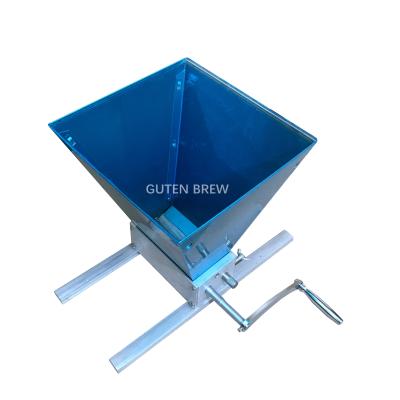 China Hotels 2 Rollers Manual 304 Stainless Steel Home Brew Grain Crusher Mini Malt Mill for sale