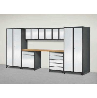 China Modular Free Standing Iron Garage Storage Cabinets for sale