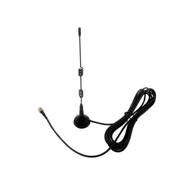 China Heavy Duty Magnetic Antenna Mount Base 433MHz Lora RG174 Cable 30x170 Mag Mount Antenna for sale