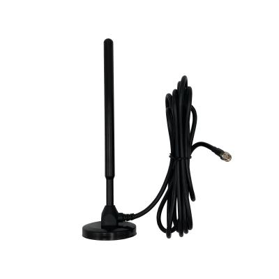 China Magnetic Mount Wifi Antenna 2.4GHz 2dBi RG58 Cable 30x223 for sale