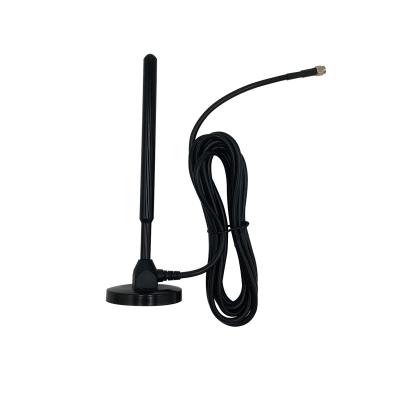 China Sma Mobile Antenna Magnetic Mount Lora Antenna 470-510MHz RG58 Cable 62x208mm for sale